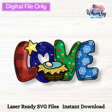 Load image into Gallery viewer, Love Comes Down SVG Digital File