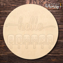 Load image into Gallery viewer, Hello Summer Popsicle Layered OR Etched
