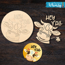 Load image into Gallery viewer, Hey Y'all Daisy COW Layered OR Etched