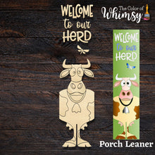Load image into Gallery viewer, Welcome to Our Herd Porch Leaner