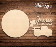 Load image into Gallery viewer, Jesus Take The Wheel Round - Layered