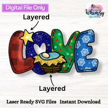Load image into Gallery viewer, Love Comes Down SVG Digital File
