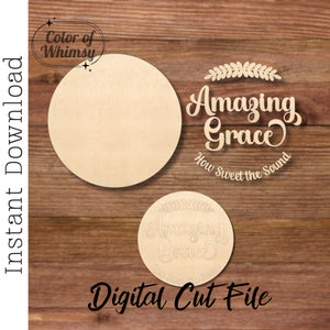 Amazing Grace SVG Cut File Only