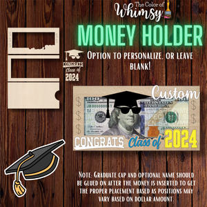 2024 Senior/Graduate Money Holder - Option to Personalize