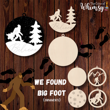 Load image into Gallery viewer, Sasquatch Big Foot Layered Ornaments