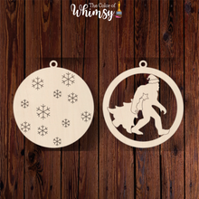 Load image into Gallery viewer, Sasquatch Big Foot Layered Ornaments