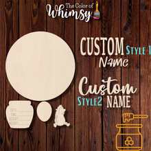 Load image into Gallery viewer, Bear and Balloon Baby Announcement Kit - Personalized and Layered