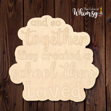 Load image into Gallery viewer, Homeschool Sign - Layered or Etched