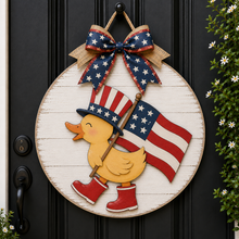 Load image into Gallery viewer, Patriotic Duck in Rain Boots