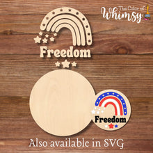 Load image into Gallery viewer, Rainbow America or Freedom Layered Round