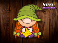 Load image into Gallery viewer, Girl Gnome with Leaf Layered OR Etched