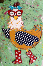 Load image into Gallery viewer, Layered Chicken with Boots and Bandana