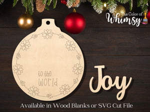 Layered Ornaments Jesus-Peace-Joy