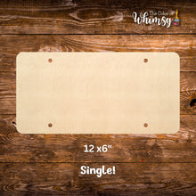 Load image into Gallery viewer, Car License Plate