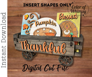 Thanksgiving Wagon Addition Set SVG Digital File