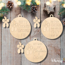 Load image into Gallery viewer, Funny Chicken Christmas Ornaments