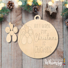Load image into Gallery viewer, Funny Chicken Christmas Ornaments
