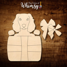 Load image into Gallery viewer, Peeking Dog with Gift