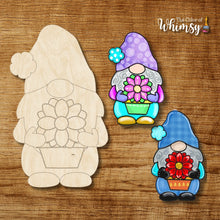 Load image into Gallery viewer, Gnome Holding a Flowerpot