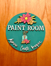 Load image into Gallery viewer, Paint Room Round - Layered or Etched