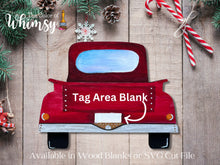 Load image into Gallery viewer, Vintage Truck Christmas Gift Card Holder Ornaments