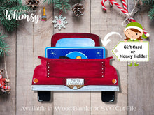 Load image into Gallery viewer, Vintage Truck Christmas Gift Card Holder Ornaments
