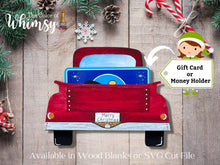 Load image into Gallery viewer, Vintage Truck Christmas Gift Card Holder Ornaments