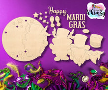 Load image into Gallery viewer, Happy Mardi Gras Gnome Mega Layered