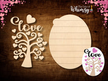 Load image into Gallery viewer, LOVE Tree Layered OVAL