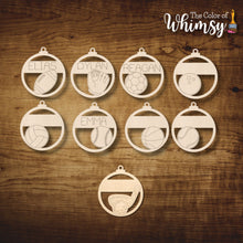 Load image into Gallery viewer, Sports Ornaments (Option to Personalize)