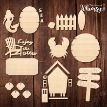 Load image into Gallery viewer, Beach Summer Tiered Tray Set