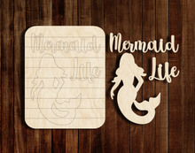 Load image into Gallery viewer, Beach Mermaid Tiered Tray