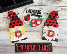 Load image into Gallery viewer, Wagon Table Sitter Ladybug Gnome Addition