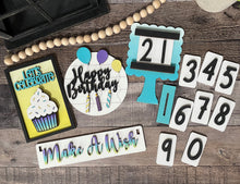 Load image into Gallery viewer, Wagon/Shelf Table Sitter Birthday Additions