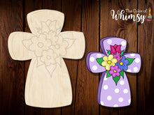 Load image into Gallery viewer, Floral Cross