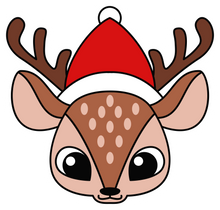 Load image into Gallery viewer, Christmas Deer with Hat