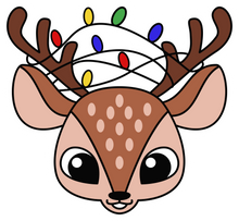 Load image into Gallery viewer, Christmas Deer with Lights