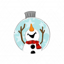 Load image into Gallery viewer, Snowman Ornament Shape
