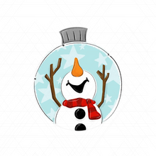 Load image into Gallery viewer, Snowman Ornament Shape