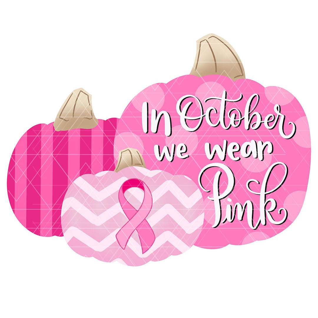 Pink Breast Cancer Pumpkin Unfinished Wood Door Hanger And Wreath pink-breast-cancer-pumpkin-unfinished-wood-door-hanger-and-wreath