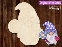 Load image into Gallery viewer, Gnome Lollipop SVG Cut File