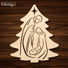 Load image into Gallery viewer, Nativity Scene in Christmas Tree