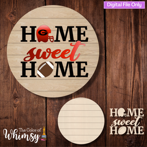 Football Home Sweet Home SVG ONLY