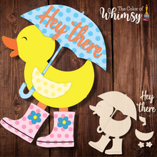 Load image into Gallery viewer, Layered Hey There Duck in Rainboots