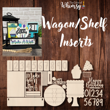 Load image into Gallery viewer, Wagon/Shelf Table Sitter Birthday Additions