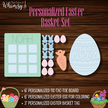 Load image into Gallery viewer, *SALE* Easter Basket Set - Personalized Etched