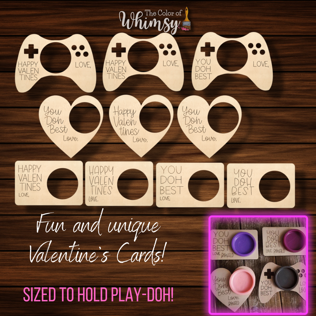 Play-Doh Valentine's Cards - Set of 10