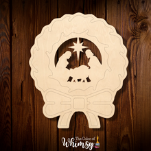 Load image into Gallery viewer, Nativity Scene Wreath