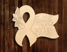 Load image into Gallery viewer, Faith Over Fear Ribbon