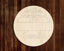 Load image into Gallery viewer, Family Circle Rose Template